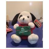My First Christmas Plush Puppy with Gift