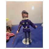 Traditional Boy Doll with Walking Stick