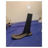 Cast Iron Boot Last Display Stand