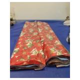 Poinsettia Pattern Holiday Gift Wrap Paper