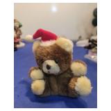 Christmas Teddy Bear Plush with Santa Hat