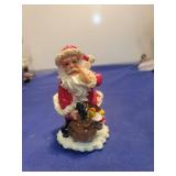 Decorative Santa Claus Figurine with Toy Sack