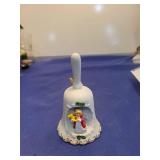 Porcelain Angel Bell with Trumpet