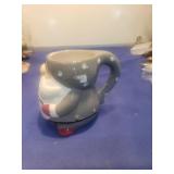 Holiday Santa Ceramic Coffee Mug