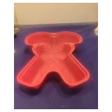 Red Silicone candy cane Mold