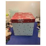 Holiday Storage Box with Snowflake Design