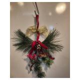 Pine Branch Christmas Door Swag