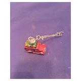 Department 56 Red Delivery Truck Christmas Ornament