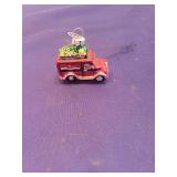 Department 56 Red Delivery Truck Christmas Ornament