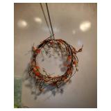 Autumn Leaf Crystal Wreath
