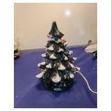 Ceramic Christmas Tree with Colorful Lights