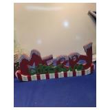 Wooden Christmas Table Decoration