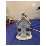 Illuminated Christmas Church Model