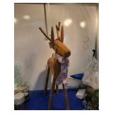Handcrafted Wooden Reindeer Decoration