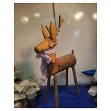 Handcrafted Wooden Reindeer Decoration