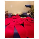 Red Holiday Ribbon Bows Bundle