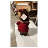 Christmas Decorative Set - Santa Figure and Nativity Book Display