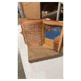 Decorative Religious Bible with Nativity Scene