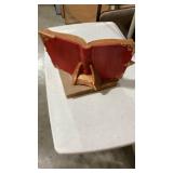 Decorative Religious Bible with Nativity Scene