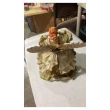 Decorative Angel Figure in Flowing Robes