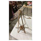 Mid-Century Modern Abstract Metal Angel Candle Holder