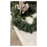 3) Decorated Holiday Pine Wreaths