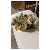 Elegant Gold Holiday Centerpiece Bowl