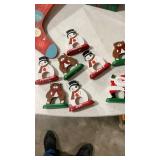 Christmas Holiday Name Place Card Set with Stocking