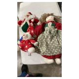 Holiday Plush Collection - Santa and Bunny Set
