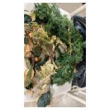 3)Elegant Gold and Green Holiday swags