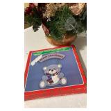 1980s Beary Christmas Greeting Wall Decoration