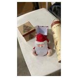 Christmas Decoration Set with Santa and Gift Boxes
