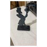 Iron carer candle holder