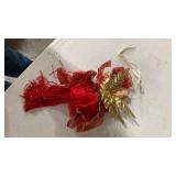 Red and Gold Christmas Angel Ornament