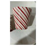 Christmas Candy Cane Stripe Plug-In Wax Warmer Set