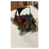 Modern Black Geometric Holiday Centerpiece