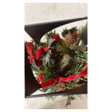 Modern Black Geometric Holiday Centerpiece