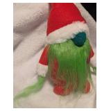 Holiday Gnome Plush with Green Hair