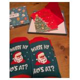 Happypop Christmas Socks Gift Set with Card