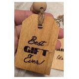 Engraved Wooden Gift Tags - 2ct