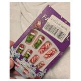 Grinch Christmas Press-On Nails Set