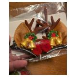Reindeer Holiday Hair Clips