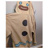 Gingerbread Man Adult Onesie Pajamas-XL