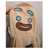 Gingerbread Man Adult Onesie Pajamas-XL