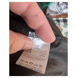 Black Sparkle Evening Dress with Sheer Sleeves - 3XL