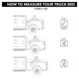 RealTruck TruXedo Pro X15 Soft Roll Up Truck Bed Tonneau Cover | 1497701 | Fits 2015 - 2025 Ford F-150 5