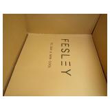 Fesley Electric Drum Set, Electronic Drum Set with 4 Quiet Mesh Drum Pads, Independent HiHat and Kick Drum Full Size Adult Drum Set, 3 Cymbals with Choke, 225 Sounds, USB MIDI, Drum Throne, and Sticks