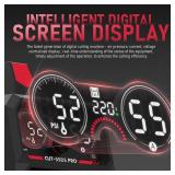 YESWELDER 55 Amp Plasma Cutter Non-High Frequency, Large LED Digital Display Non-Touch Pilot Arc, Digital DC Inverter 110/220V Dual Voltage Plasma Cutting Machine CUT-55DS PRO NEW - Retail: $290