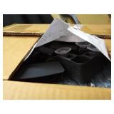 Acrylic Dog Playpen Indoor, 10 PCS Plastic Puppy Playpen with Door, Clear PlayPen for Dog Cat Rabbit Ferret, Preferable Small Dog Cage, Easy Assemble Pet Pen, 50\" L x 33.5\" W x 24\" H, Black - Retai