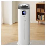 Large Humidifier for Bedroom, 9L/2.5Gallon Ultrasonic Cool Mist Humidifier with Humidistat, 360Â°Nozzle, 350ML/H Big Mist Level, Suitable for Kids Room Livingroom Yoga Office Plantï¼White - Reta